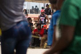 Migrants Try To Pass Colombia-Panama Border