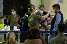 French Evacuees From Afghanistan Transit In UAE