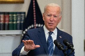 Biden Gives Updates on Hurrican Henri and Afghanistan Evacuees