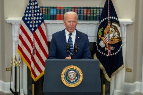 Biden Gives Updates on Hurricane Henri and Afghanistan Evacuees