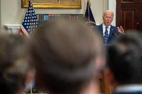 Biden Gives Updates on Hurricane Henri and Afghanistan Evacuees