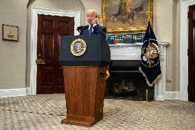 Biden Gives Updates on Hurricane Henri and Afghanistan Evacuees