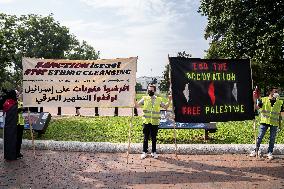 Anti-Israel Protest Outside The White House - DC