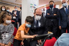 Prime Minister Jean Castex visiting factories - Caen