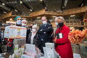 Prime Minister Jean Castex visiting factories - Caen