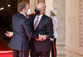 French President Emmanuel Macron in Baghdad - Iraq