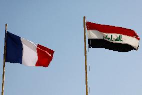 French President Emmanuel Macron in Baghdad - Iraq