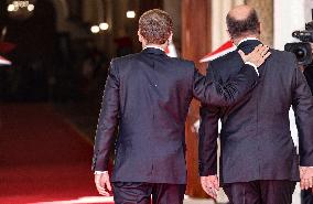 French President Emmanuel Macron in Baghdad - Iraq