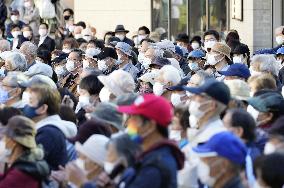 Campaigning for Japanese general election