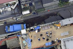 Sinkhole in western Tokyo