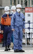 Disaster drill in Japan