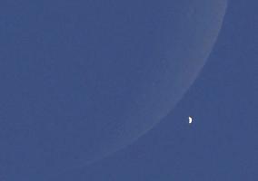 Lunar occultation of Venus