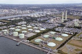 Tokyo Gas LNG tanks