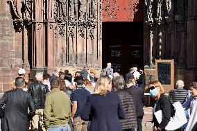 Tribute to Bernard Stalter, at the Cathedral Notre Dame de Strasbourg