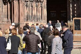 Tribute to Bernard Stalter, at the Cathedral Notre Dame de Strasbourg