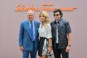 MFW - Salvatore Ferragamo Arrivals