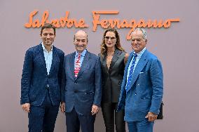 MFW - Salvatore Ferragamo Arrivals