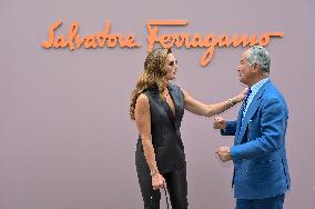 MFW - Salvatore Ferragamo Arrivals