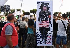 Demonstration against Green Pass - Rome