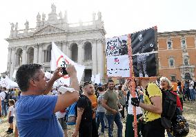 Demonstration against Green Pass - Rome