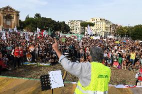 Demonstration against Green Pass - Rome