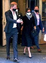 Prince Harry and Meghan Duchess of Sussex In New York