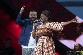 Global Citizen Live Paris - Angelique Kidjo and Ibrahim Maalouf