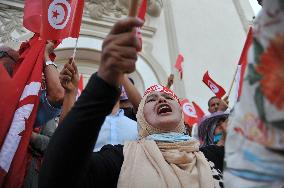 Thousands Rally Against President Saied - Tunis