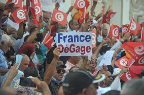 Thousands Rally Against President Saied - Tunis