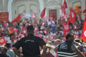 Thousands Rally Against President Saied - Tunis