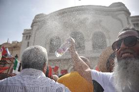 Thousands Rally Against President Saied - Tunis