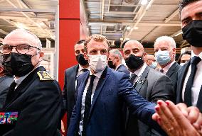 President Macron Visits SIRHA Fair - Lyon