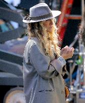 Sarah Jessica Parker On Set - NYC