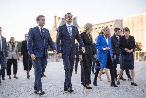 Emmanuel Macron and Greek prime Minister - Paris