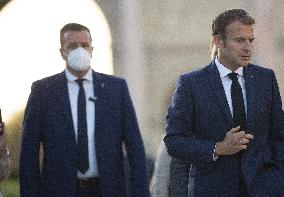 Emmanuel Macron and Greek prime Minister - Paris