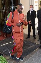 Black Eyed Peas Members Leaving Their Hotel NB