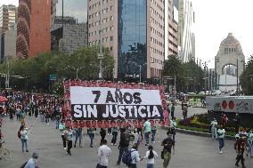 March For 43 Students Killed Seven Years Ago - Mexico