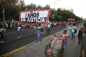 March For 43 Students Killed Seven Years Ago - Mexico