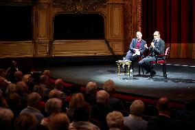 Edouard Philippe Takes Part In A Discussion Event - Liege