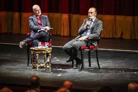 Edouard Philippe Takes Part In A Discussion Event - Liege