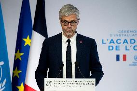 President Macron At The Opening Of The WHO Academy - Lyon