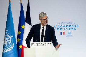 President Macron At The Opening Of The WHO Academy - Lyon