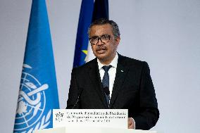 President Macron At The Opening Of The WHO Academy - Lyon