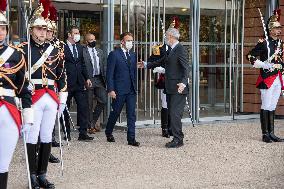 President Macron At The Opening Of The WHO Academy - Lyon