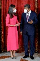 King Felipe and Queen Letizia host a lunch for President of Angola