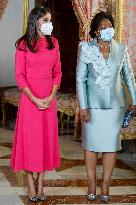 King Felipe and Queen Letizia host a lunch for President of Angola