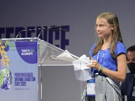 Greta Thunberg At Youth4Climate Event - Milan