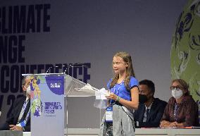 Greta Thunberg At Youth4Climate Event - Milan