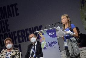 Greta Thunberg At Youth4Climate Event - Milan