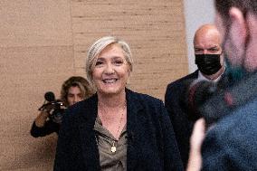 Marine Le Pen Immigration Referendum - Paris